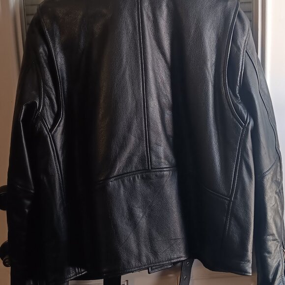 Xelement motorcycle riding leather jacket - Picture 2 of 6